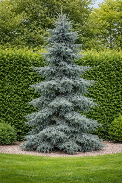 Тсуга західна Glauca в саду